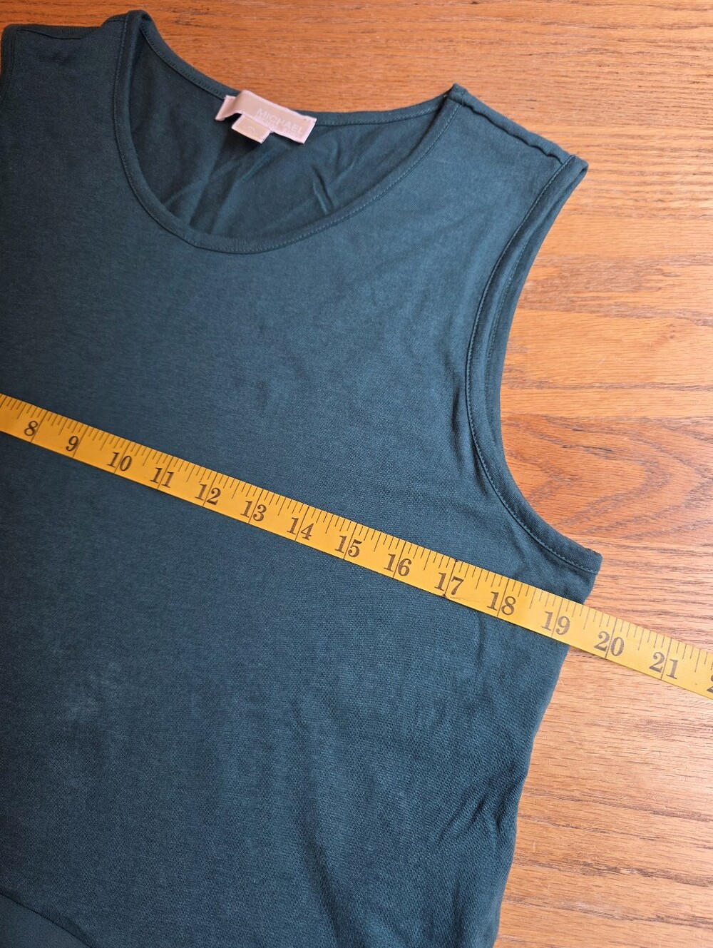 Michael Kors Double-Hem Sleeveless Top Green Size XL - Picture 6 of 9